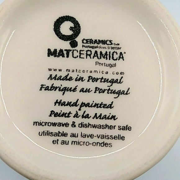 🌼HP! 2 large Bumble Bee Mugs by Matceramica Portugal - Picture 2 of 7